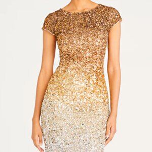 Theia 'Irma' ombre sequin dress